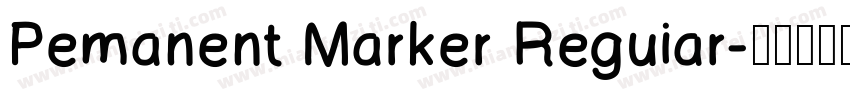 Pemanent Marker Reguiar字体转换